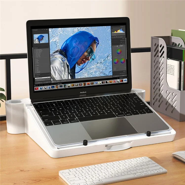 OATSBASF 3 in 1 Storage Writing Reading ABS+Silicone Table Multifunctional Portable Folding Learning Book Stand