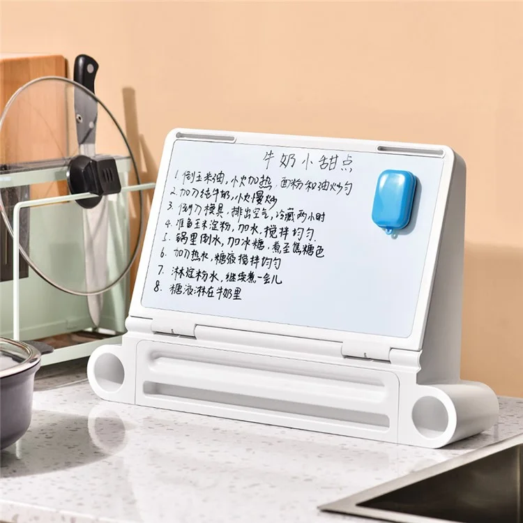 OATSBASF 3 in 1 Storage Writing Reading ABS+Silicone Table Multifunctional Portable Folding Learning Book Stand