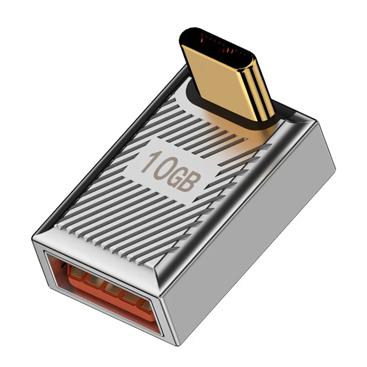UC-017-UP USB 3.1 Typ-C-Stecker auf USB 3.0 A-Buchse-Konverter 10 Gbps auf/ab Gewinkelt 120 W Leistung OTG-Adapter
