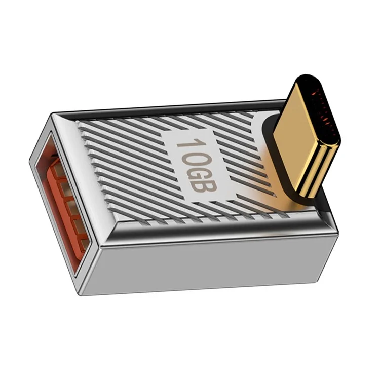 UC-017-UP USB 3.1 Typ-C-Stecker auf USB 3.0 A-Buchse-Konverter 10 Gbps auf/ab Gewinkelt 120 W Leistung OTG-Adapter
