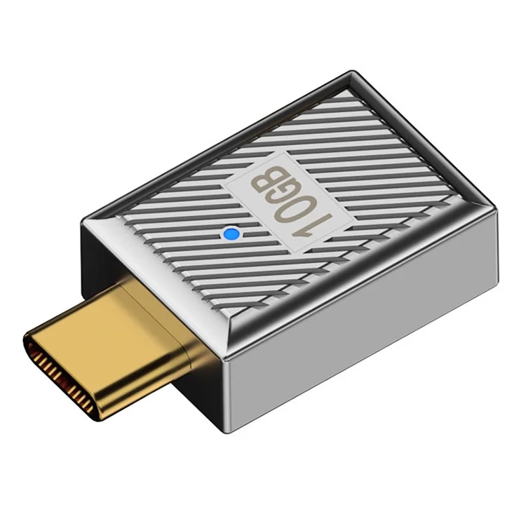 UC-017-SL USB 3.1 Type C Männlich zu USB 3.0 A Weiblich 10Gbps OTG-Datendaten 120W-Netzteil für Laptop, Tablet, Smartphone