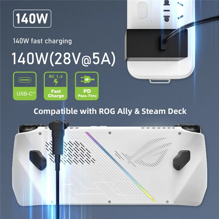 UC-068-OU Adaptateur d'alimentation, de données et vidéo USB-C mâle à femelle en forme de U inversée et de biais (espace de 13,5 mm)
