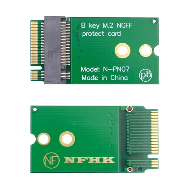 SA-068-BKEY NGFF B Key 22x30mm to 22x42mm Adaptateur Mâle à Femelle Extension pour Carte SSD LTE 2230
