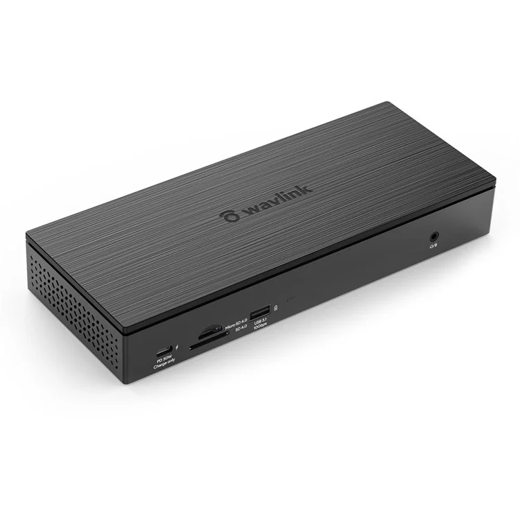 Wavlink UG69PD10 Typ-c Docking Station Hub 1-zu-4-bildschirme 4K / 5K Av-übertragung USB-C Auf HD / DP -adapter USB3.0 Splitter - US -stecker