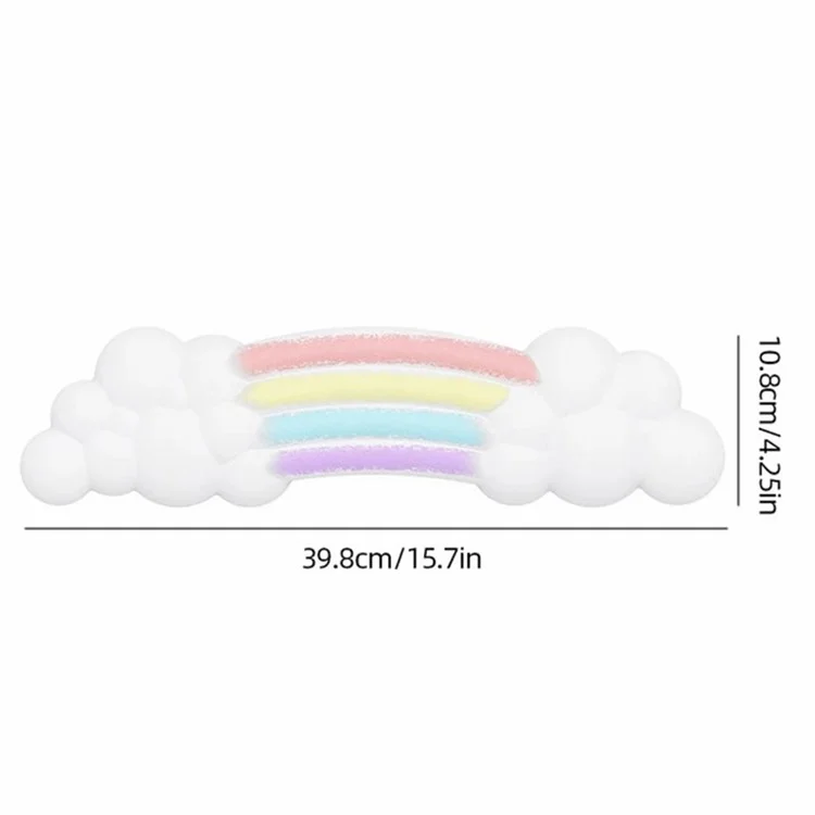 PIWIJOY PJ-01 Cloud Pad Teclado Soporte para la muñeca PU Cuero + Espuma de Memoria Reposamuñecas