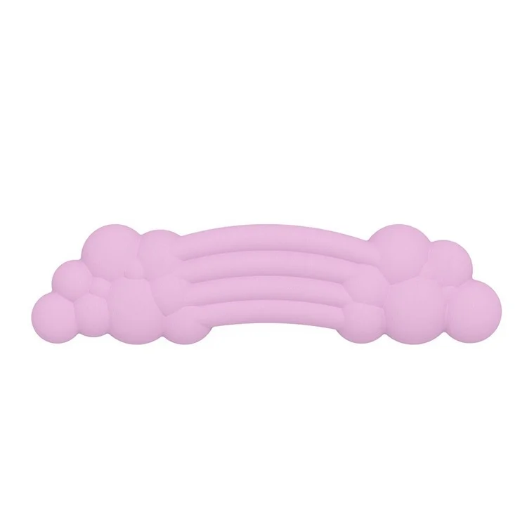 PIWIJOY PJ-01 Cloud Pad Anti-Skid Ergonomic Keyboard Wrist Support Memory Foam Wrist Rest Mat - Pink