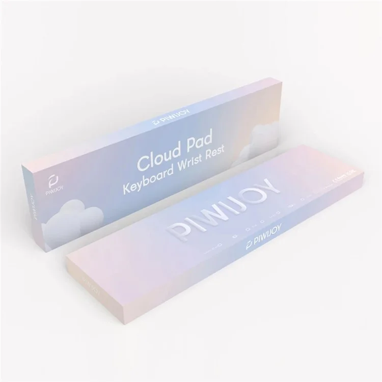 PIWIJOY PJ-01 Cloud Pad Anti-Skid Ergonomic Keyboard Wrist Support Memory Foam Wrist Rest Mat - Pink