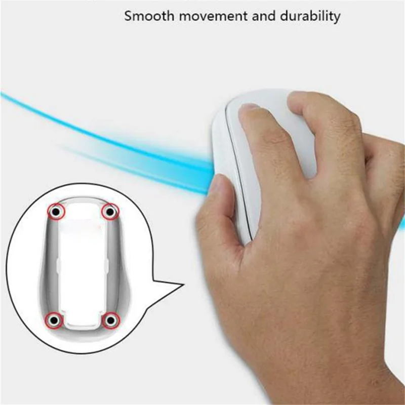 Ergonomic Dock for Apple Magic Mouse 2nd and 3rd Gen Mouse Base - White