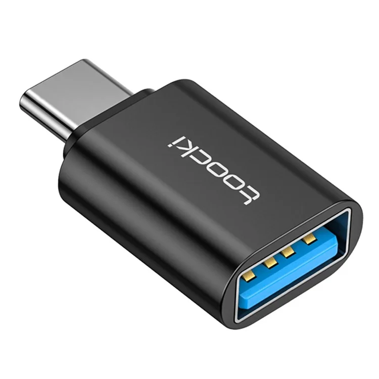 TOOCKI TQ-OTG01 5gbps USB3.0 Feman Tipo c Tipo Capator Masco Mini Converter - Preto