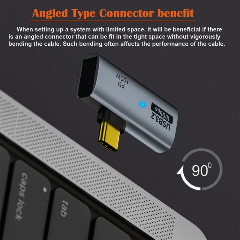 UC-035-PD 10Gbps Typ-C bis USB 3.0 Weiblich OTG 100W PD Netzteil für Laptop Tablet Telefon