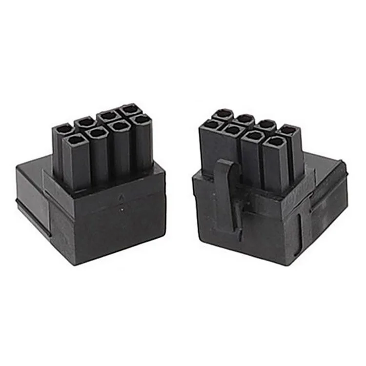 PW-027 2pcs / Setzen Sie ATX 8p Männlich Auf Weiblich 90 Grad Nach Oben+abgewinnungem Power Header Adapter Für GPU -grafikkarte