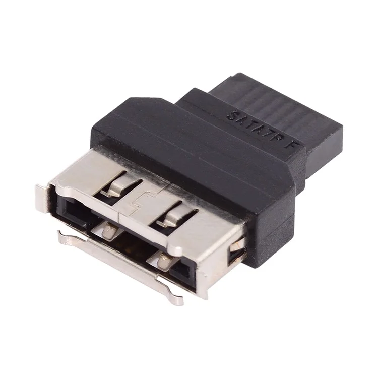SA-082 2Peças / Conjunto SATA 7Pinos Macho para ESATA Fêmea e Adaptador Extensor ESATA Externo para SATA para Disco SSD