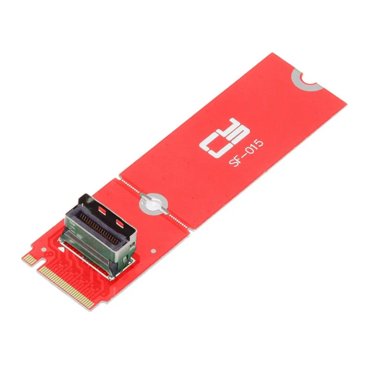 SF-015 PCI-E 5.0 4.0 M.2 M-key à MCIO Mini Cool Edge IO Adaptateur Hôte Féminin Pour PCIe Nvme SSD 2280