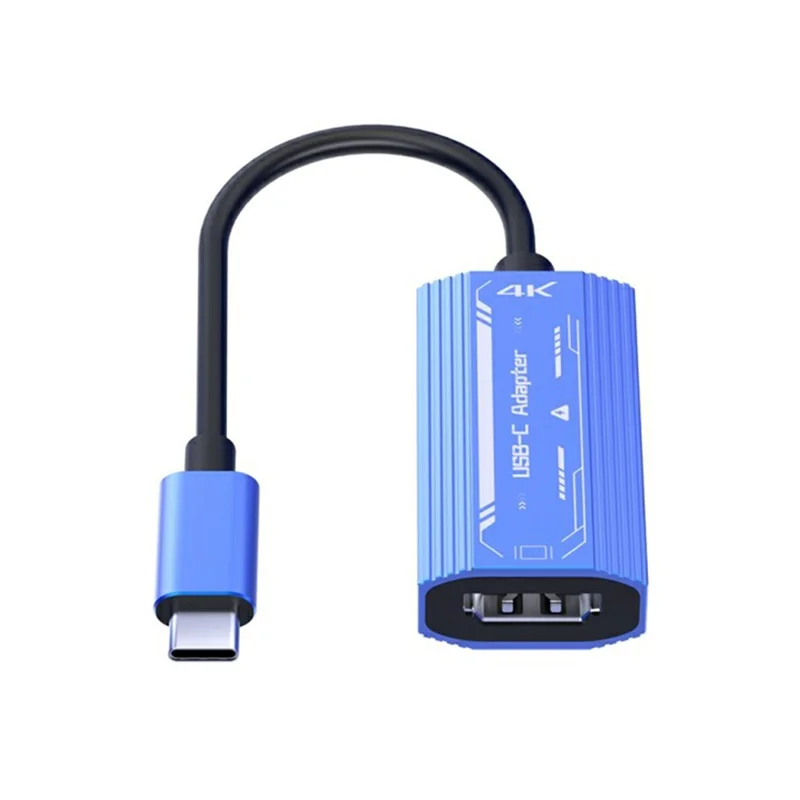 V278 4K 60Hz Type-C to HDMI + Type-C Video Adapter Aluminum Alloy Converter