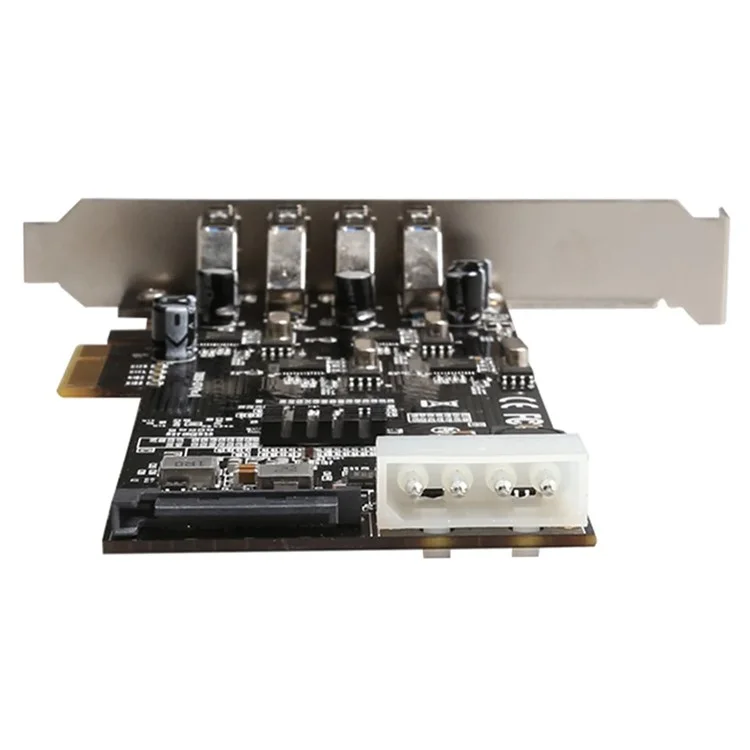 TXI058 Desktop Computer 4 USB3.0 PCI Express Card Adapter 4x5G PCI-E to USB3.0 Expansion Card