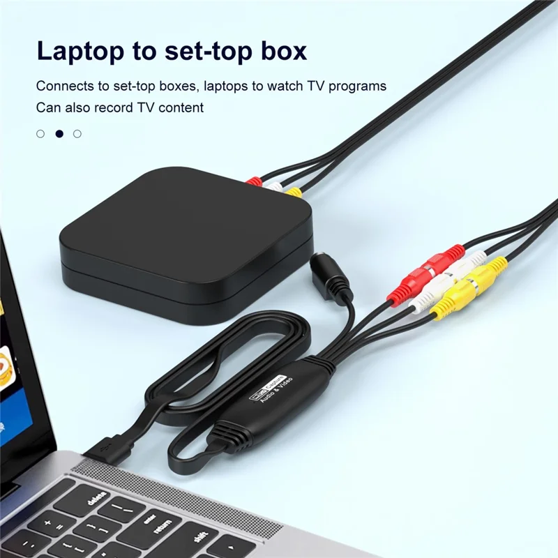 HW-1406 USB to 4 Channel RCA Converter HD Video Audio Capture Card Cable