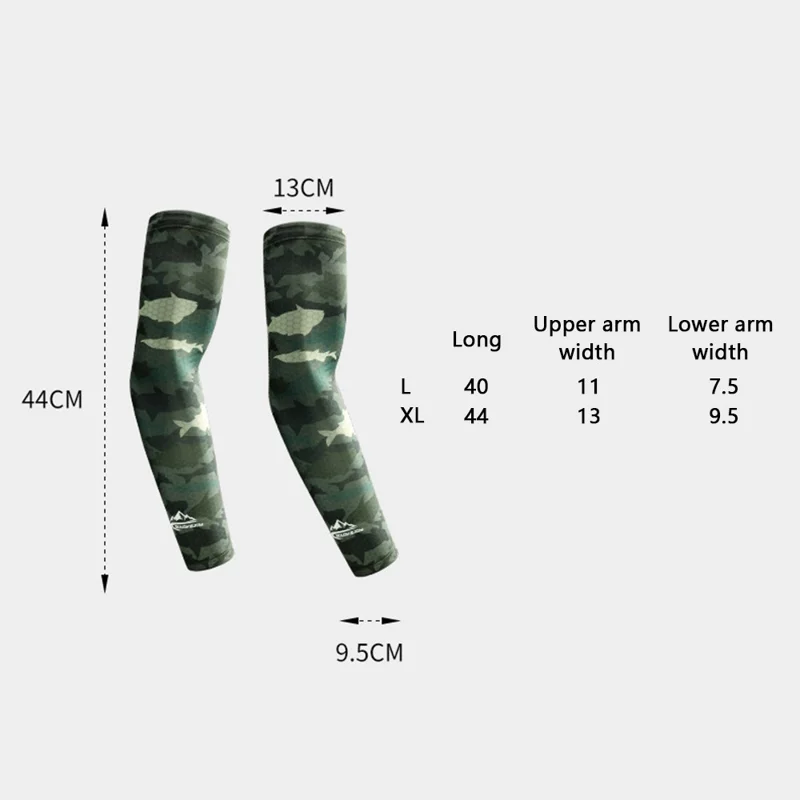 Manches de pêche d'été GOLOVEJOY HB20 Outdoor - Protection UV - Gris / L