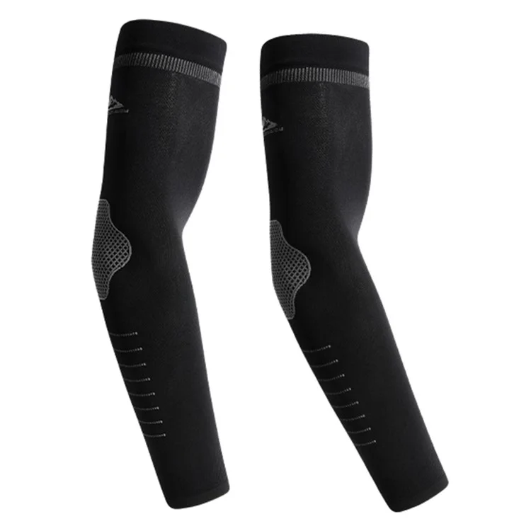 GOLOVEJOY HB39 1 paire de manches de cyclisme d'été rafraîchissantes, protection solaire UV, manches - Noir