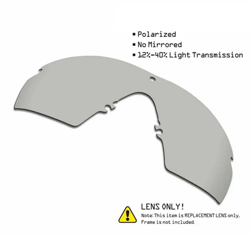1Pair Replacement Lenses for Oakley Radar M Frame 2.0 Sunglasses (Includes Cleaning Cloth) - Transparent