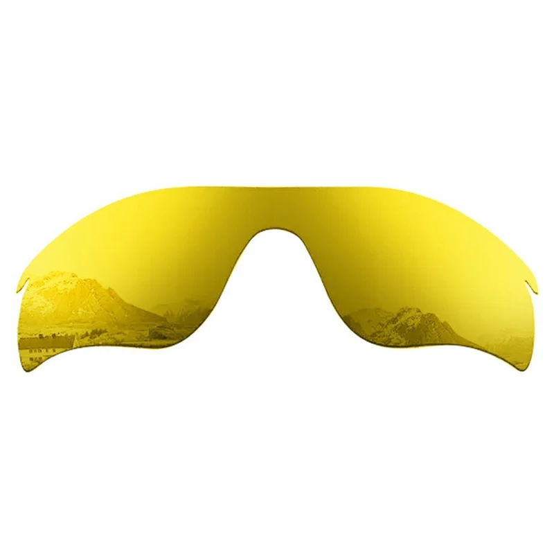 1Pair Replacement Lenses for Oakley Radar Lock Path Sunglasses Lens Part - Yellow