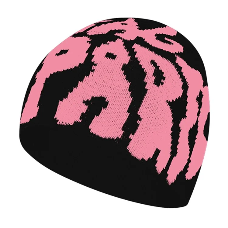 Gorro de tricô quente e grosso para esportes ao ar livre, à prova de vento, unissex, de lã, para outono e inverno - BAG-04