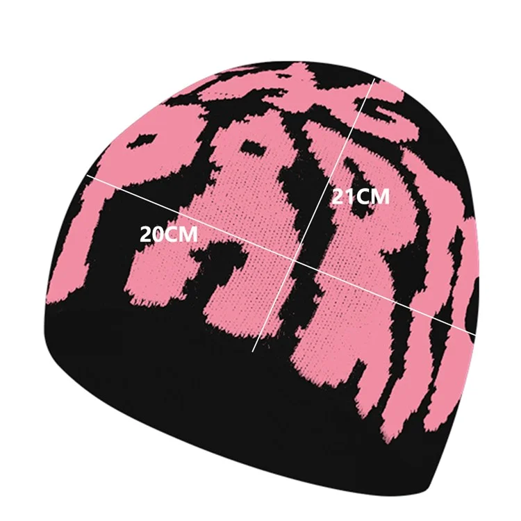 Gorro de tricô quente e grosso para esportes ao ar livre, à prova de vento, unissex, de lã, para outono e inverno - BAG-04