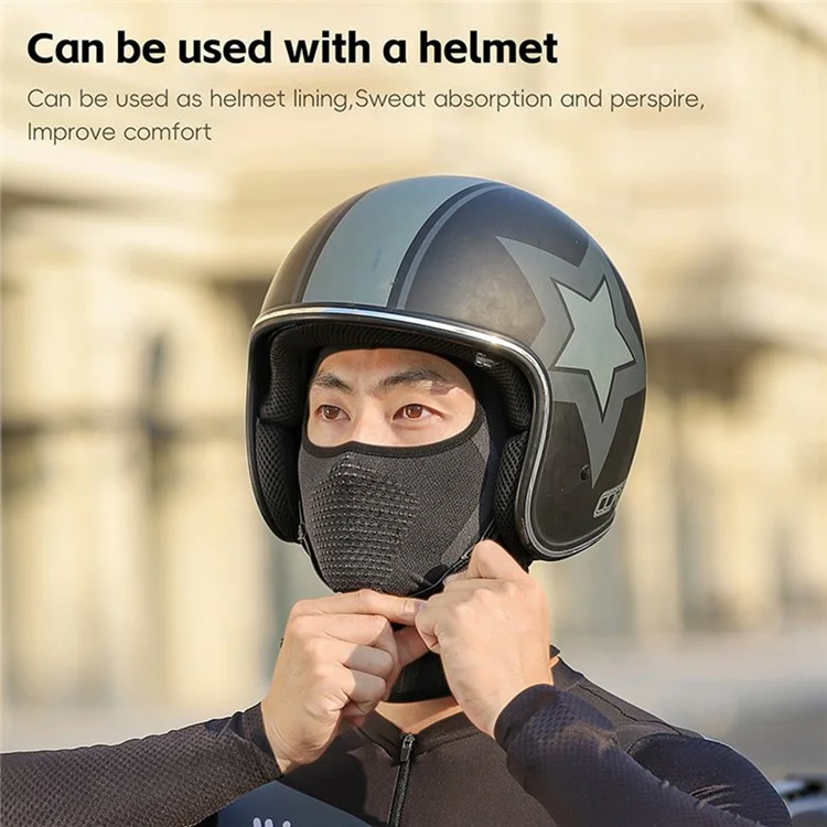 WEST BIKING YP0201443 Breathable Helmet Liner Balaclava Face Mask for Cycling Motorcycling