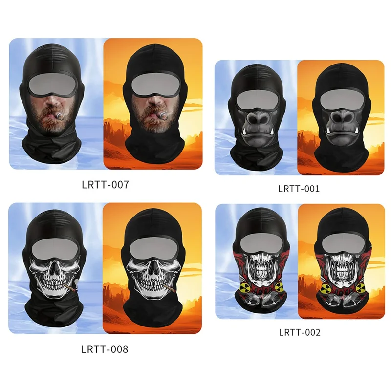 Autumn Winter Warm Cycling Face Mask Motorcycle Bike Balaclava Outdoor Neck Gaiter Hat - LRTT-001