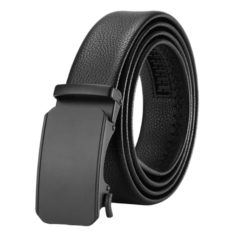 Ceinture en cuir véritable de 125 cm pour homme, style décontracté et professionnel, avec boucle en alliage