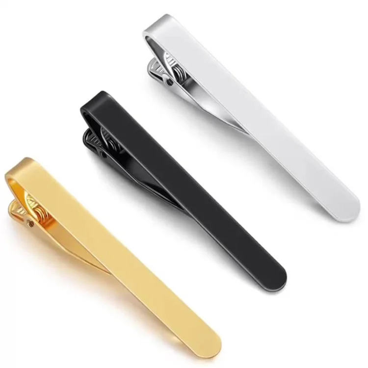 Z103 Copper Tie Clip Hombres Vestido Formal Camisa Tize Pin Corbatas Clip Ceremonia De Boda Accesorio - Z1030 Silver