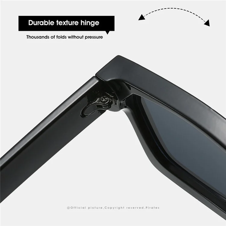 229402 Oversized Square Sunglasses for Men Women Retro Driving Glasses Shades Eyewear - Black / Blue