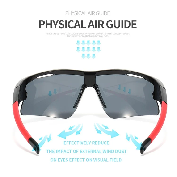 8310 Outdoor Cycling Lightweight Sunglasses for Women Sunglasses Wind-Proof Sports Glasses - White Frame / Pink