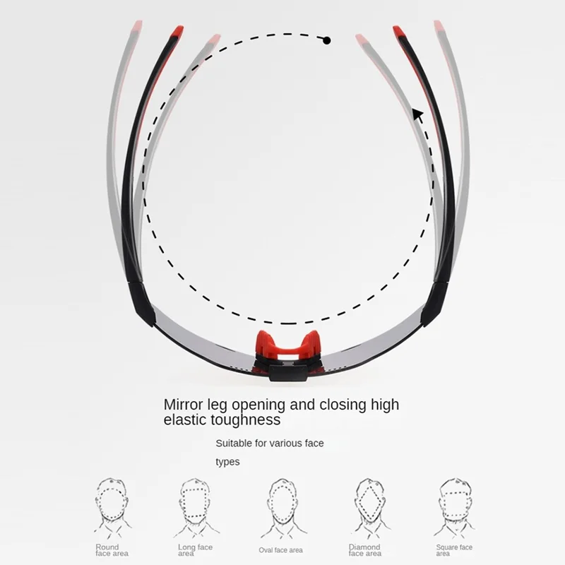 UY080 Riding Sunglasses UV400 Protection Sports Glasses Outdoor Anti-ultraviolet Bike Goggles - 06