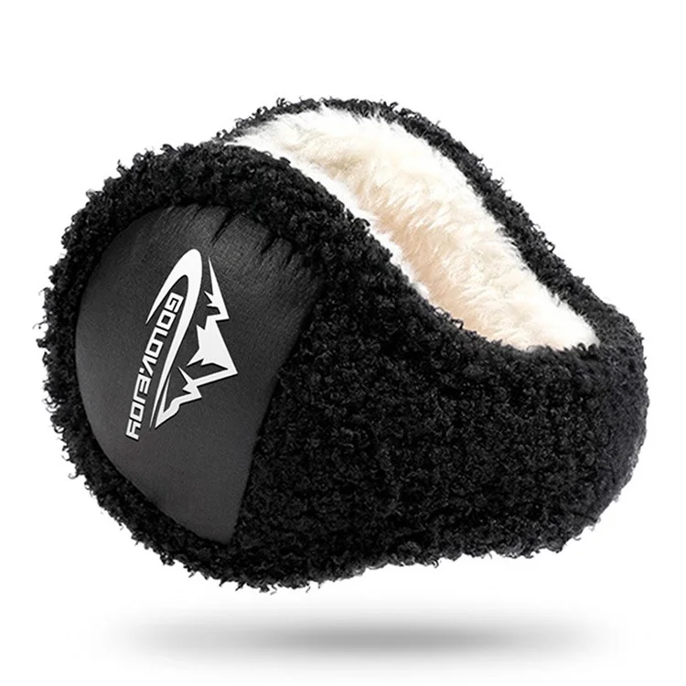 GOLOVEJOY DEZ34 Men Winter Warm Earmuff Outdoor Polyester Windproof Ear Protection Cover - Black