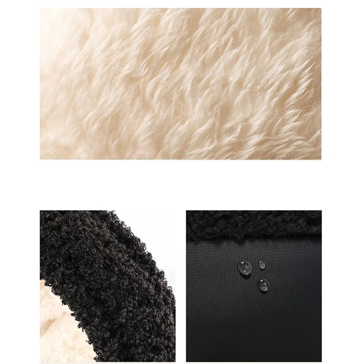 GOLOVEJOY DEZ34 Men Winter Warm Earmuff Outdoor Polyester Windproof Ear Protection Cover - Black