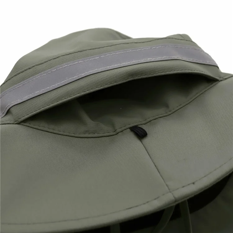 OUTFLY B2109 Waterproof Summer Fisherman Hat UV Protection Sunshade Hat Quick Drying - Army Green