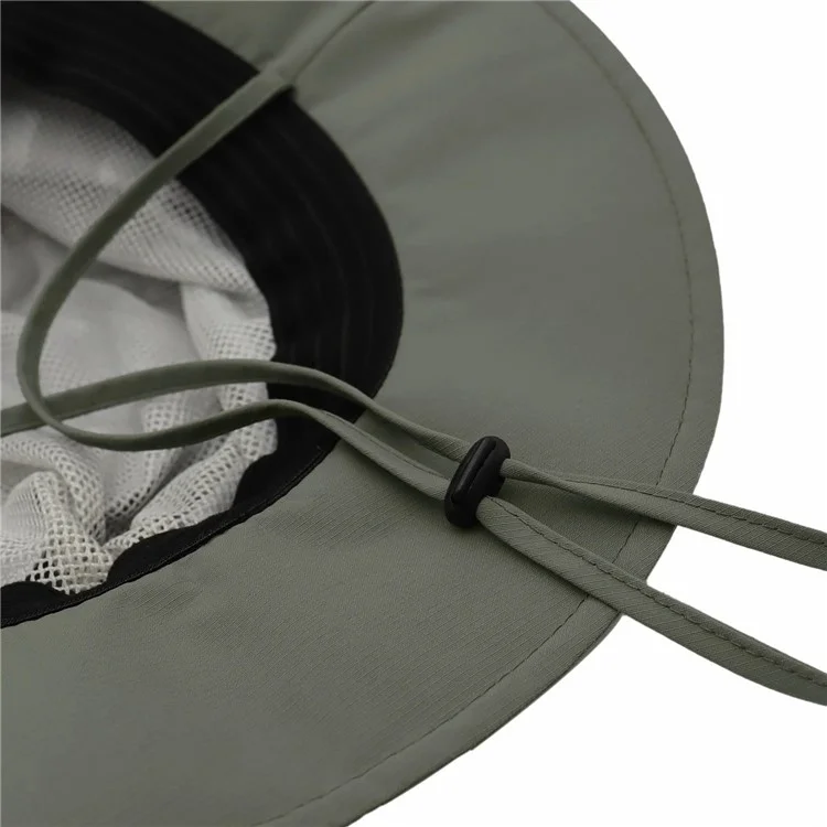 OUTFLY B2109 Waterproof Summer Fisherman Hat UV Protection Sunshade Hat Quick Drying - Army Green