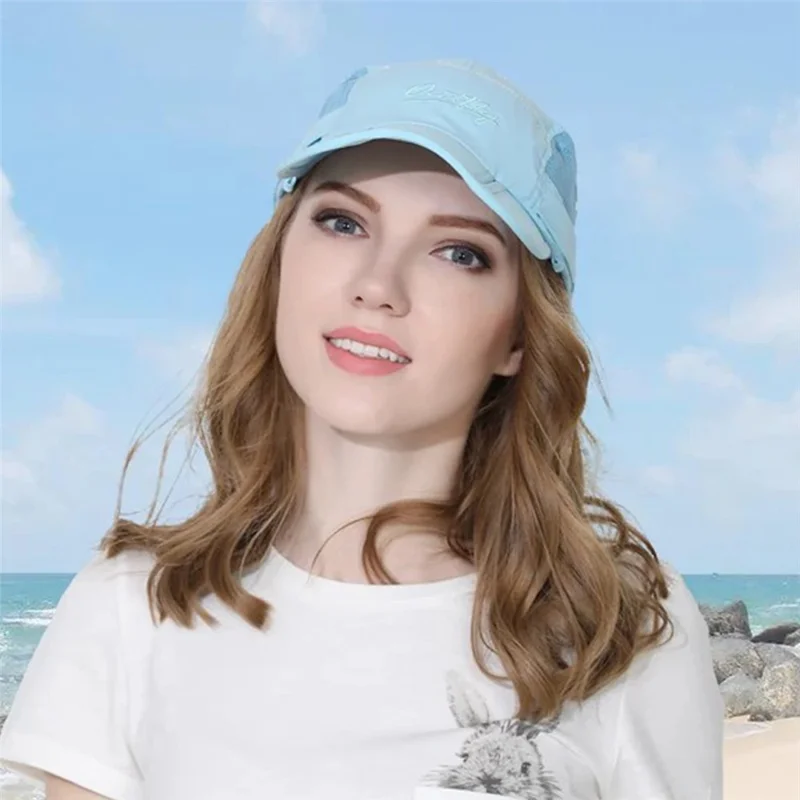 OUTFLY B12038 Anti-UV Outdoor Sun-proof Hat Quick-drying Face Neck Flap Anti-sun Hat - Children Orange