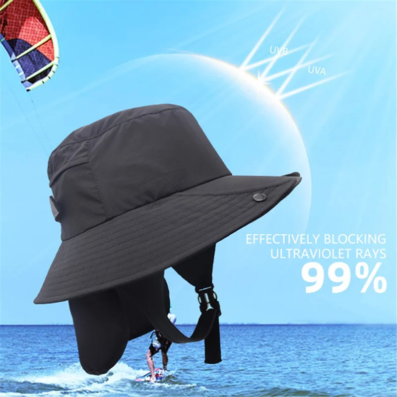 OUTFLY B2301 UPF50+ Sombrero a prueba de sol desmontable y transpirable para pescar - Naranja
