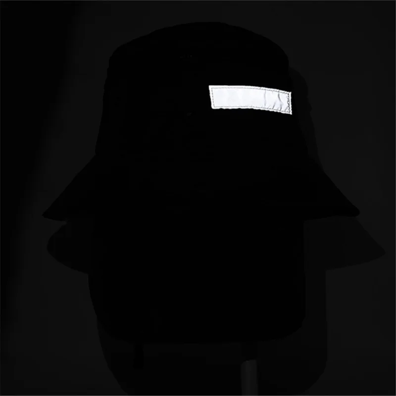 OUTFLY B2301 UPF50+ Sun-proof Hat Detachable Breathable Fishing Hat with Neck Flap - Red