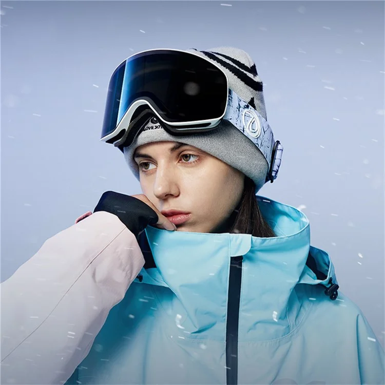 GOLOVEJOY DMZ113 Autumn Winter Ski Hat Ear Protection Beanie Cap for Skiing Cycling Hiking - Khaki