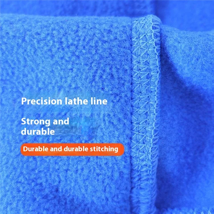 Winter Windproof Polar Fleece Beanie Hat Ear Protection Helmet Liner Cap for Motorcycle Riding - Black
