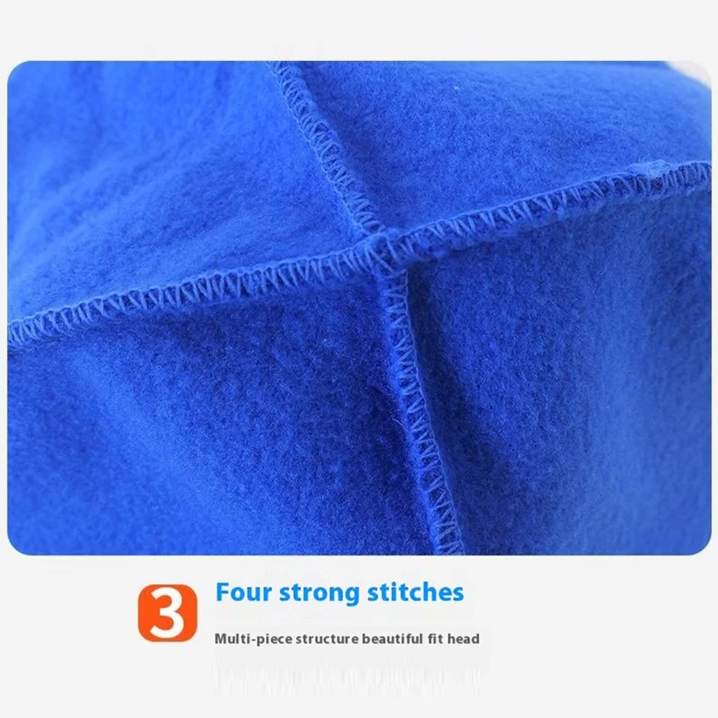 Winter Windproof Polar Fleece Beanie Hat Ear Protection Helmet Liner Cap for Motorcycle Riding - Dark Grey