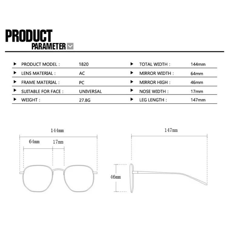 Retro Polygon Frame Eyeglasses Blue Light Blocking Glasses for Eye Strain Prevention Eyewear - C1