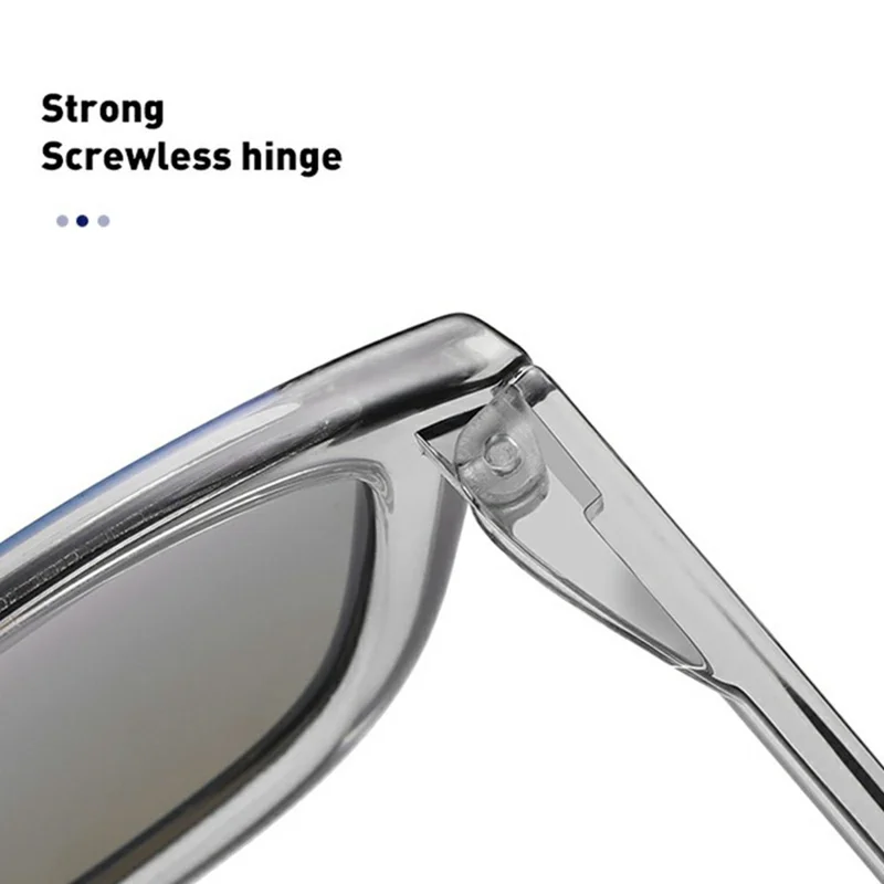 3039 Gafas de sol polarizadas de moda para hombre, diseñadas para conducir con protección UV y antirreflejo, montura cuadrada - Carey / Lente azul-verde