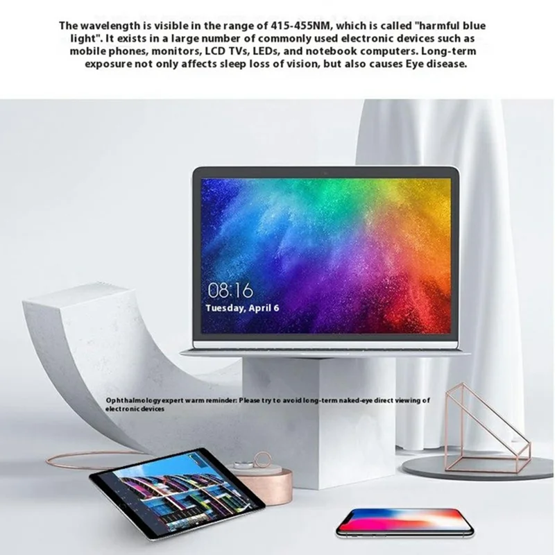 Non Prescription Blue Light Blocking Glasses Retro Square Frame Anti Eye Strain Eyewear for PC Laptop Users - Sand Black