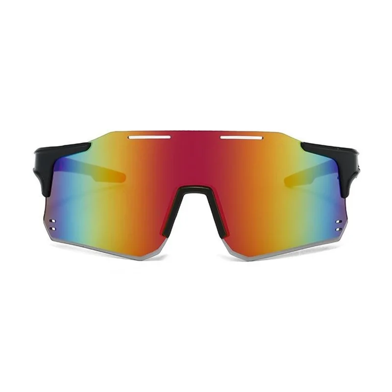 9351 Polarisierte Sonnenbrille für Männer und Frauen - Outdoor Anti-Blendung Nachtsicht Fahren Radfahren Sport Brille - Schwarz / Lila Verspiegelte Linse