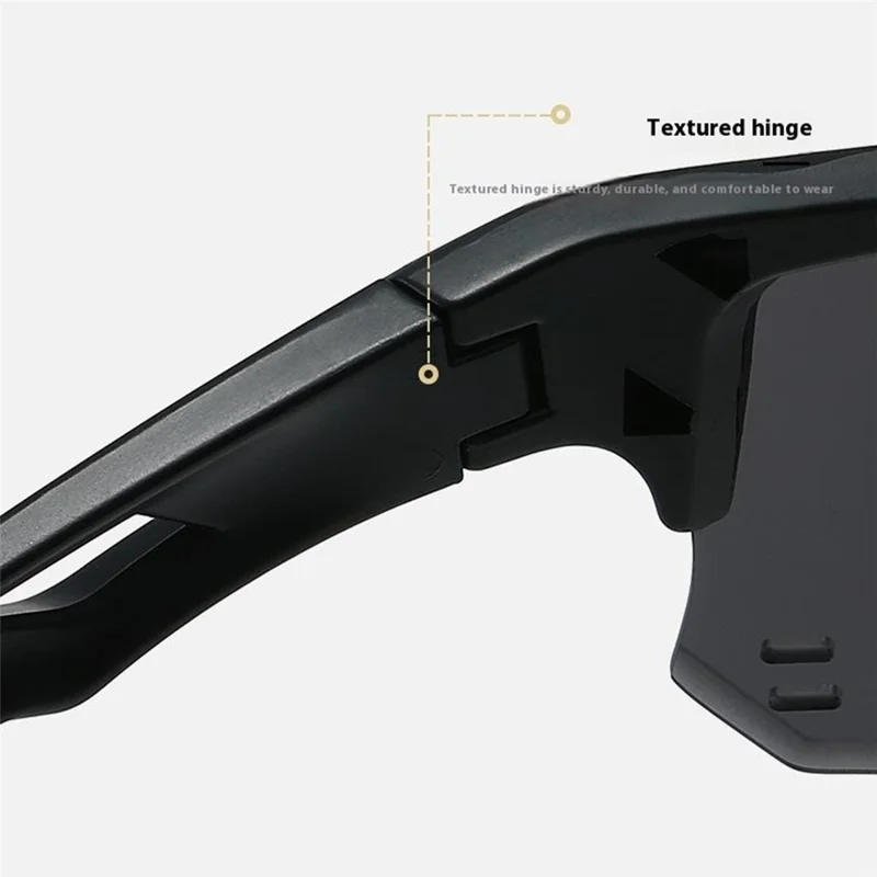 9351 Polarisierte Sonnenbrille für Männer und Frauen - Outdoor Anti-Blendung Nachtsicht Fahren Radfahren Sport Brille - Schwarz / Lila Verspiegelte Linse