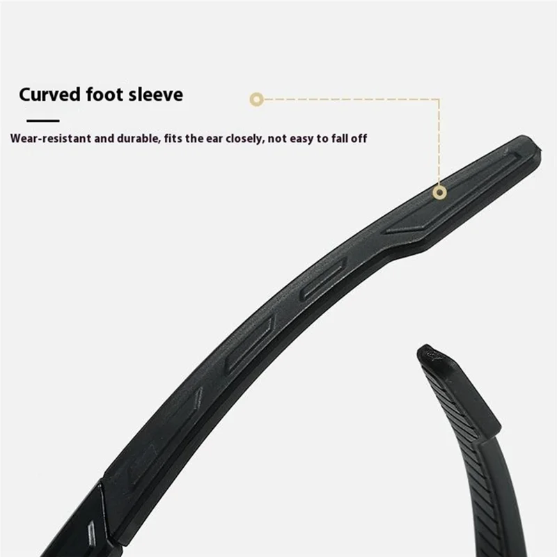 9351 Polarisierte Sonnenbrille für Männer und Frauen - Outdoor Anti-Blendung Nachtsicht Fahren Radfahren Sport Brille - Schwarz / Lila Verspiegelte Linse