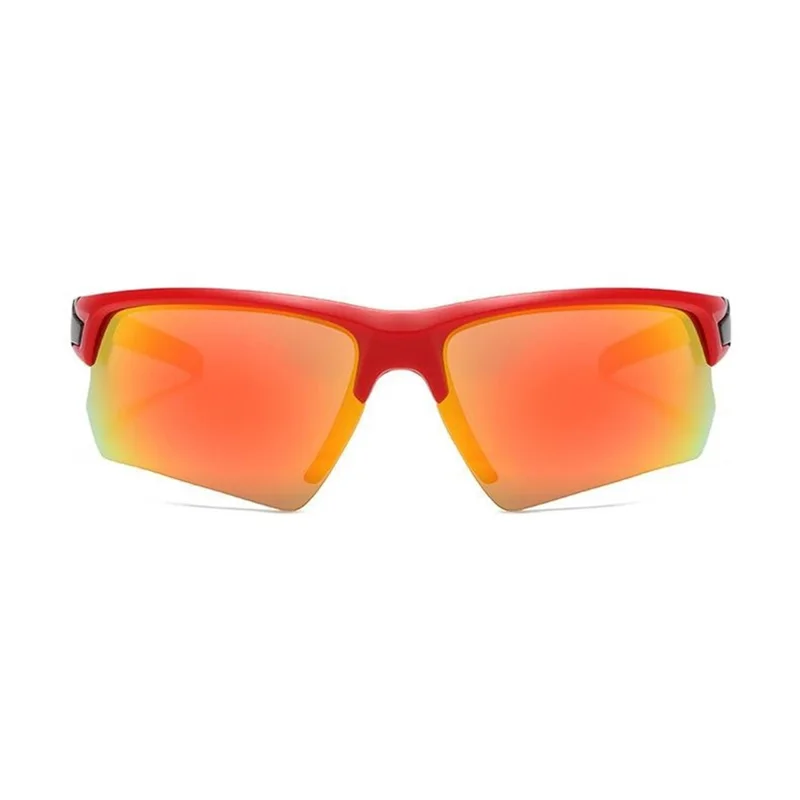 8508 Photochromic Sunglasses UV400 Protection Polarized Glasses Sports Eyewear - Red / Red Mirrored Lens